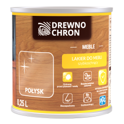 Drewnochron lakier do mebli pół 0,25 L